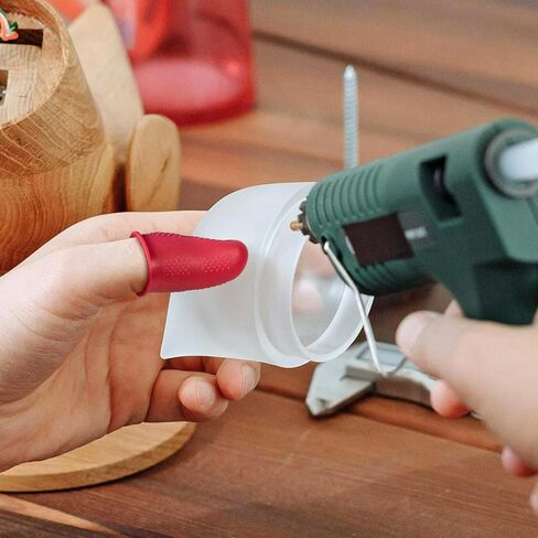 Finger Protectors 12 Pcs 3 Sizes, Rubber Fingers Tips, Silicone Finger Protectors, Silicone Finger Tip Protectors, for Embroidery, Sewing, Cutting, Hot Glue Gun, Sorting Task Etc (Black, S,M,L) in Kuwait