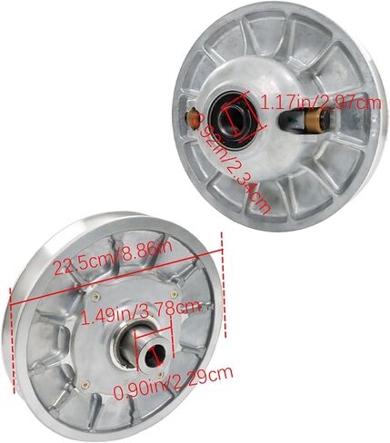 munirater Secondary Driven Clutch Assembly 1322848 1322707 Replacement for RZR 800 & S 2008-2014 in Saudi Arabia