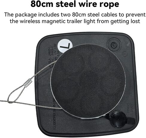 Wireless Trailer Lights Magnetic, Upgrade Rechargeable Wireless Trailer Tow Lights LED Kit, IP65 Waterproof, 10-Hour Battery Life, 100 FT Signal Synchronization for Towing Truck Camper RV Boat in Saudi Arabia