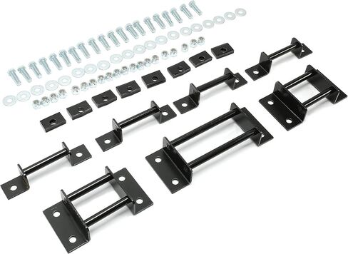 3rd Row Seat Brackets Compatible with 2000-2014 Chevy Tahoe GMC Yukon Seats Brackets with Strikers and Bolts Steel Black in Saudi Arabia