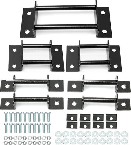 3rd Row Seat Brackets Compatible with 2000-2014 Chevy Tahoe GMC Yukon Seats Brackets with Strikers and Bolts Steel Black in Saudi Arabia