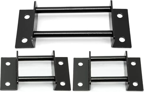 3rd Row Seat Brackets Compatible with 2000-2014 Chevy Tahoe GMC Yukon Seats Brackets with Strikers and Bolts Steel Black in Saudi Arabia