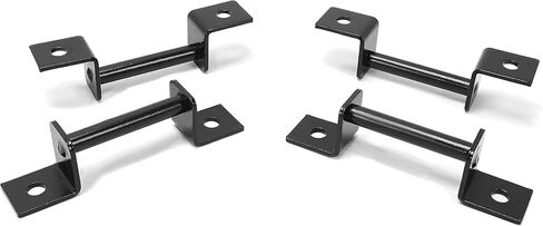 3rd Row Seat Brackets Compatible with 2000-2014 Chevy Tahoe GMC Yukon Seats Brackets with Strikers and Bolts Steel Black in Saudi Arabia