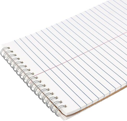 ZEONHEI 15 Pack 6x9 Inch Steno Spiral Notebooks, Top Bound Writing Pads, 80 Sheet White Paper for List Making, Assorted Neutral Covers in Saudi Arabia