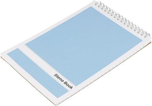 ZEONHEI 15 Pack 6x9 Inch Steno Spiral Notebooks, Top Bound Writing Pads, 80 Sheet White Paper for List Making, Assorted Neutral Covers in Saudi Arabia