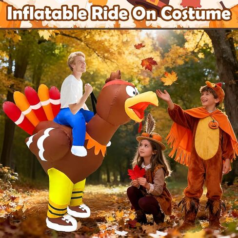 Camlinbo Inflatable Screaming Chicken Costume for Adults, Halloween Full Body Blow Up Costume Adults, Funny Halloween Inflatable for Cosplay Party Men Women in Saudi Arabia