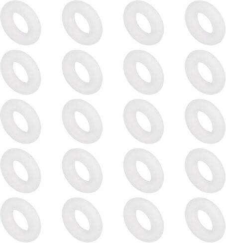 حلقات دائرية من السيليكون من MECCANIXITY مقاس 7 مم OD 3 مم معرف 2 مم ارتفاع متري VMQ حشية مانعة للاهتزاز لجهاز التحكم في الطيران RC بدون طيار ملحقات شفافة، حزمة من 20 قطعة in Kuwait