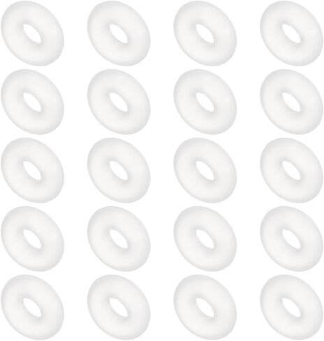 حلقات دائرية من السيليكون من MECCANIXITY مقاس 6 مم OD 2 مم معرف 2 مم ارتفاع متري VMQ حشية مانعة للاهتزاز لجهاز التحكم في الطيران RC بدون طيار ملحقات شفافة، حزمة من 20 قطعة in Kuwait