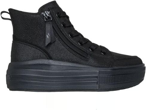 Skechers Kids Girls Hyperlift Sneaker, Black, 2.5 Little Kid in Kuwait