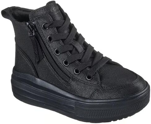 Skechers Kids Girls Hyperlift Sneaker, Black, 2.5 Little Kid in Kuwait