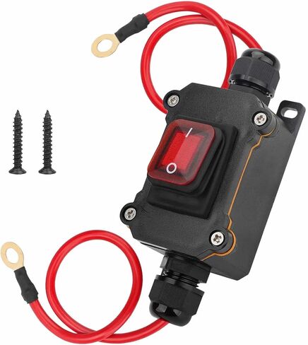 Waterproof Inline Cord Switch DC 12-24V Copper Ring Power Wire On/Off Switch in Saudi Arabia