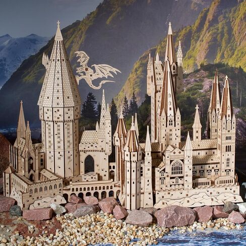 UGEARS Harry Potter Quidditch Pinball Machine - Wooden Models to Build for Adults with Engaging Gameplay - Wooden Pinball Machine Experience in 3D Puzzle Design - Ideal for Wooden Model Kits Fans in Saudi Arabia