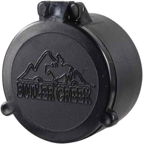Butler Creek 29 Objective Flip Open Scope Cover , Black in Saudi Arabia