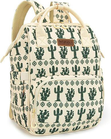 Montana West x Wrangler Diaper Bag Backpack, Multifunction Waterproof Travel Essentials Large Capacity Unisex Baby Bags with Stroller Straps and Insulated Pockets in Kuwait