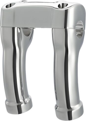 XMT-MOTO 1" Handlebar Riser Fit For Harley Softail Street Bob FXBBS Breakout FXBR FXBRS Chrome in Saudi Arabia