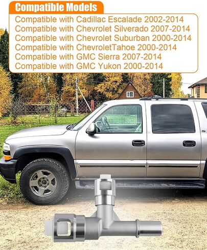 Metal Heater Hose Connector Compatible with Cadillac Chevrolet GMC Models Replace 800-413HP in Saudi Arabia