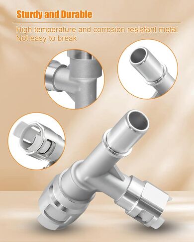 Metal Heater Hose Connector Compatible with Cadillac Chevrolet GMC Models Replace 800-413HP in Saudi Arabia