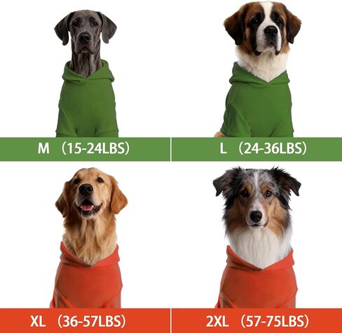 سترة بقلنسوة من القطن الأساسي مكونة من قطعتين من Kickred، سترات ناعمة للكلاب من ملابس الحيوانات الأليفة، بلوفر معطف للكلاب مع جيب وفتحة للمقود للكلاب الصغيرة والمتوسطة والكبيرة، مقاس M in Kuwait