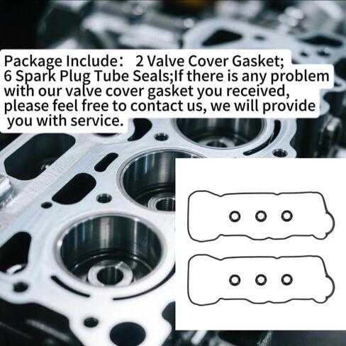مجموعة حشية غطاء الصمام لـ 2.7L V6 - تناسب Chrys*ler 300 Concor*de SEB*Ring Intre*pid, Do*dge Aven*ger Char*ger Mag*num Stra*Tus in Saudi Arabia