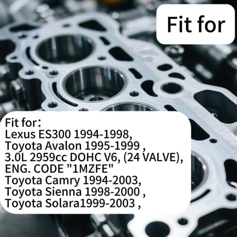 مجموعة حشية غطاء الصمام لـ 2.7L V6 - تناسب Chrys*ler 300 Concor*de SEB*Ring Intre*pid, Do*dge Aven*ger Char*ger Mag*num Stra*Tus in Saudi Arabia