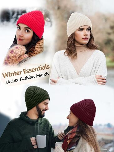 قبعة صغيرة مبطنة بالساتان للنساء والرجال، قبعات صغيرة مبطنة بالحرير، قبعة شتوية من الصوف الدافئ مكبلة قبعة جمجمة للسيدات in Kuwait