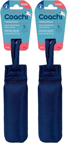 Coachi Canvas Training Dummy, Floats, Long Distance Throwing, Classic Retrieval Toy, Gundog and Puppy Training. Dog Accessory. Suitable for Small Dogs and Puppies in Saudi Arabia