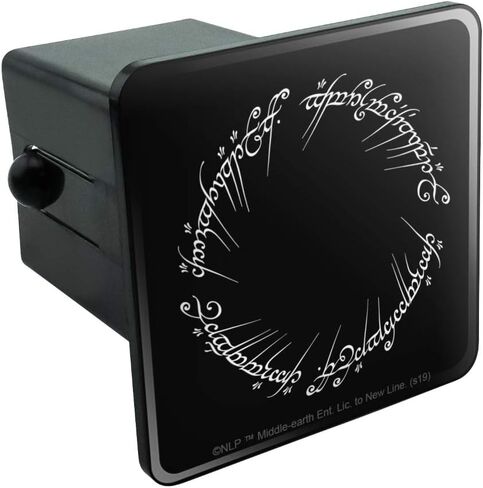 GRAPHICS & MORE The Lord of The Rings Mordor Script Tow Trailer Hitch Cover Plug Insert in Saudi Arabia