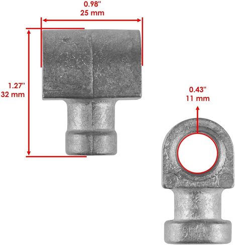 Powersports Replacement Parts for Deck Lift Bolt Nut Trunnion For John Deere X105 X110 X155R X116R X117R X120 Mod-C33C-34536 in Saudi Arabia
