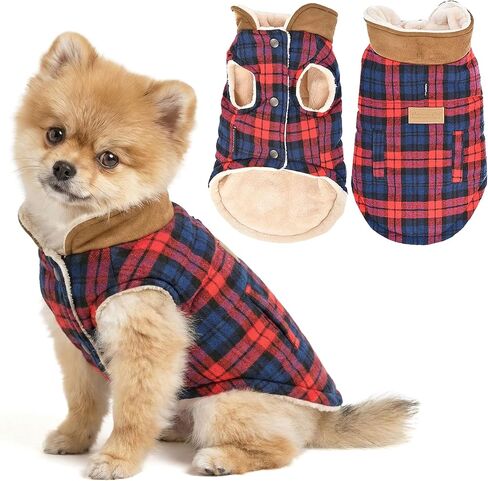 Parisian Pet Dog Sweaters for Small Dogs Clothes for Medium Dogs Winter Jacket Outfits Dog Cable Knit Sweater (S, Reindeer) in Kuwait