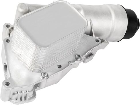2711801410 Aluminum Engine Oil Filter Housing Oil Cooler kit Compatible with Benz SLK250 C250 W204 M271 R172 2012-2015 1.8L L4, Replace A2711801210 Oil Cooler Filter w/O-ring Seals in Saudi Arabia