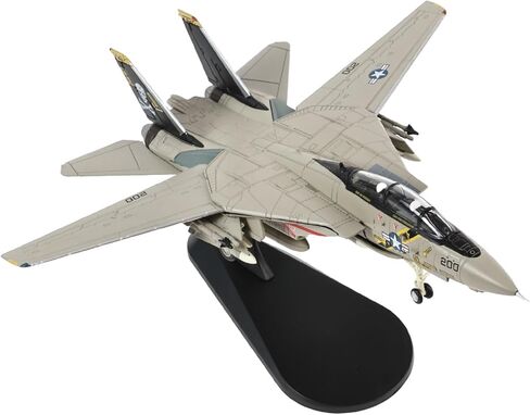 مقياس 1:100 F-14 F-14A نموذج طائرة مقاتلة معدنية جولي روجر نماذج طائرات عسكرية مصبوبة للتجميع أو الهدايا in Kuwait