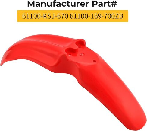 M MATI واقي الطين الأمامي لهوندا CRF100F CRF80F XR100 XR100R 61100-KSJ-670 61100-169-700ZB in Saudi Arabia