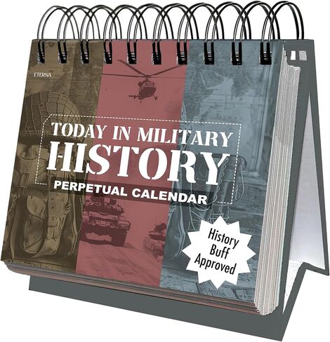 اليوم في تقويم التاريخ العسكري | تقويم تاريخ الحرب الأبدية لعشاق التاريخ العسكري، هذا اليوم في حقائق وإنجازات تاريخية مذهلة | صفحة هدايا History Buff، عبارة عن تقويم يومي يحتوي على معلومات تاريخية لكل يوم من أيام السنة in Kuwait