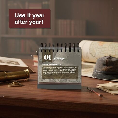 اليوم في تقويم التاريخ العسكري | تقويم تاريخ الحرب الأبدية لعشاق التاريخ العسكري، هذا اليوم في حقائق وإنجازات تاريخية مذهلة | صفحة هدايا History Buff، عبارة عن تقويم يومي يحتوي على معلومات تاريخية لكل يوم من أيام السنة in Kuwait