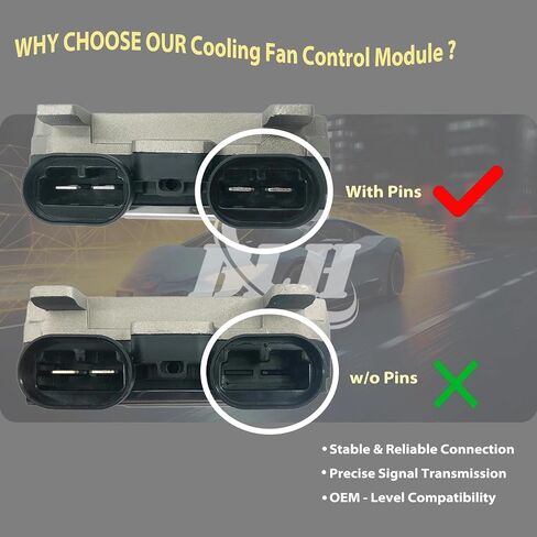 وحدة التحكم في مروحة التبريد BLH المتوافقة مع فولفو XC60 XC70 S60 S80 V40 V60 لسيارة Land Rover Evoque Freelander II لسيارة Ford Galaxy استبدال OE 940009402 7T438C609BA 940004204 in Kuwait