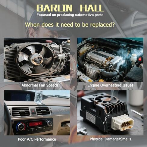 وحدة التحكم في مروحة التبريد BLH المتوافقة مع فولفو XC60 XC70 S60 S80 V40 V60 لسيارة Land Rover Evoque Freelander II لسيارة Ford Galaxy استبدال OE 940009402 7T438C609BA 940004204 in Kuwait