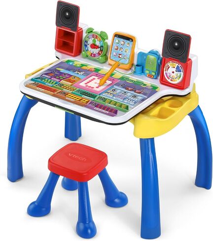 مكتب VTech Explore and Write Deluxe للأنشطة (تغليف خالٍ من الإحباط)، أزرق in Kuwait