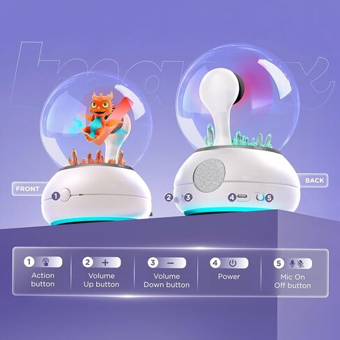 شاشة Imagix Crystal Ball التفاعلية المجسمة للأطفال من سن 6 سنوات فما فوق in Kuwait