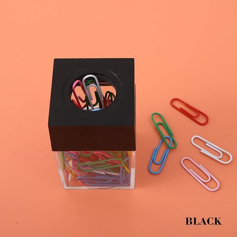 Magnetic Paper Clip Dispenser Holder – Compact Desk Organizer for Office or Home – Easy-to-Use Paperclip Dispenser (1 Piece) in Saudi Arabia