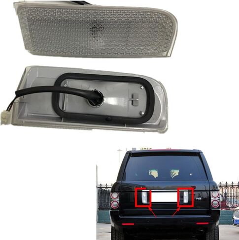 L + R الباب الخلفي الخلفي عكس ضوء المصباح الاحتياطي لسيارة رينج روفر L322 2003 2004-2012 in Kuwait