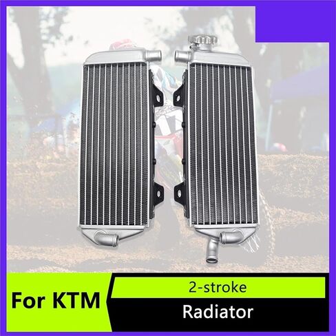 Aluminum Moto Radiator Compatible With KTM 125/150/250/300 SX/XC/XC-W/EXC HUSQVARNA TC/TE/TX GASGAS MC/EC 2019-2023(Left radiator 223) in Saudi Arabia
