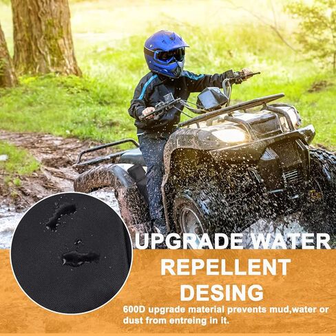 ATV Fender Bags, 2-Pack Motorcycle Tank Saddlebags, Universal Rear Storage Tool Bags for UTV Dirt Bike (Black) in Saudi Arabia