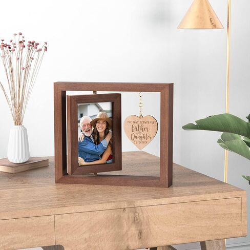 Christmas Gifts for Dad from Daughter Son Kids Wife Birthday Gifst Best Dad Gifts for Dad Who Wants Nothing Dad Picture Frame for 4x6 Photos Dad Gifts Father in Law Gifts Step Dad Bonus Dad New Dad in Saudi Arabia