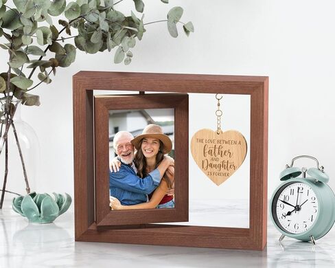 Christmas Gifts for Dad from Daughter Son Kids Wife Birthday Gifst Best Dad Gifts for Dad Who Wants Nothing Dad Picture Frame for 4x6 Photos Dad Gifts Father in Law Gifts Step Dad Bonus Dad New Dad in Saudi Arabia