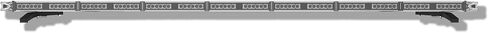 Ledqusa Predator TIR Emergency 3 watt LED Light Bar 55 in (Amber-White) in Saudi Arabia