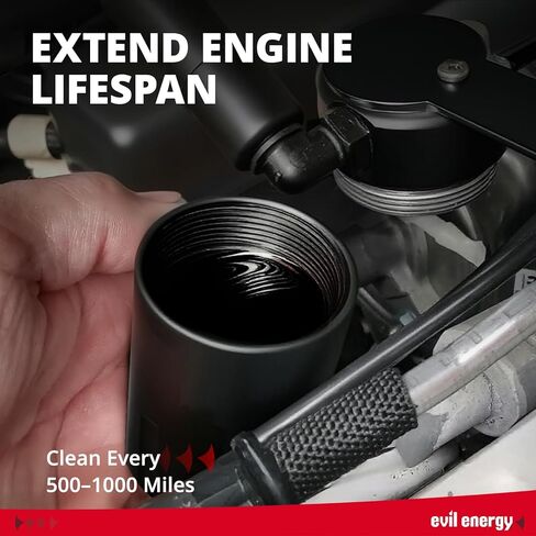 EVIL ENERGY Oil Catch Can, Aluminum Catch Can Kit for 2018-2024 Jeep Wrangler 3.6L, Air Oil Separator 130ml in Kuwait