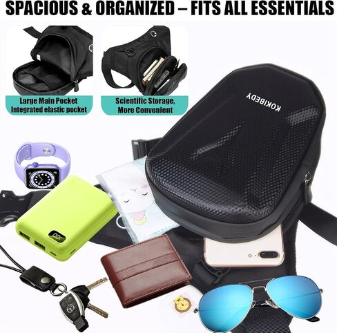 Motorcycle Leg Bag, Thigh Bag For Riding, Drop Leg Pouch For Men & Women–With Removable Straps, Waterproof Fanny Pack, Phone Purse–Travel Hiking Cycling Outdoor Upgraded & Lengthened Leg Strap 8866-6 in Saudi Arabia