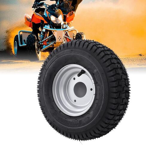 Aramox Wheel and Tire Set with Rim 13x5.00-6 Anti Slip Design Vacuum Tubeless All Terrain Tire Used for ATV Quad Go Kart Cart Mini Bike in Saudi Arabia