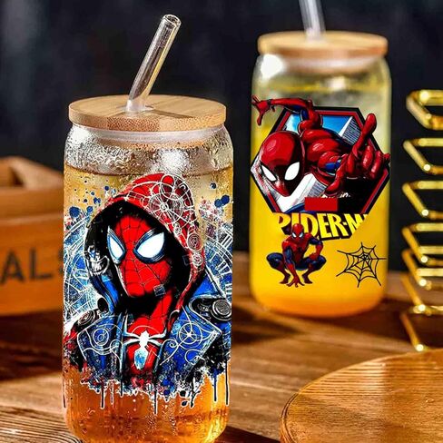 5 Sheets UV DTF Cup Wraps for 16oz Cup, Waterproof Tumbler Decal Stickers for Glass Cups, DIY Heat Transfer Vinyl Stickers for Cups in Saudi Arabia