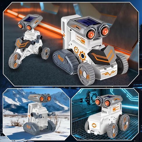 روبوت يعمل بالطاقة الشمسية 14 في 1، مجموعات بناء روبوت STEM للأطفال من عمر 8 إلى 12 عامًا، مجموعة روبوتية تعمل بالطاقة الشمسية والبطارية لهدايا عيد ميلاد الأطفال مع 191 قطعة in Kuwait